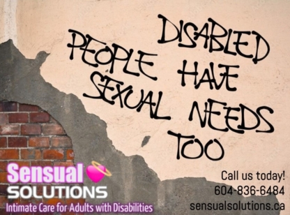 Sensual Solutions - Intimate Care for Disabled Adults - Sex Therapists