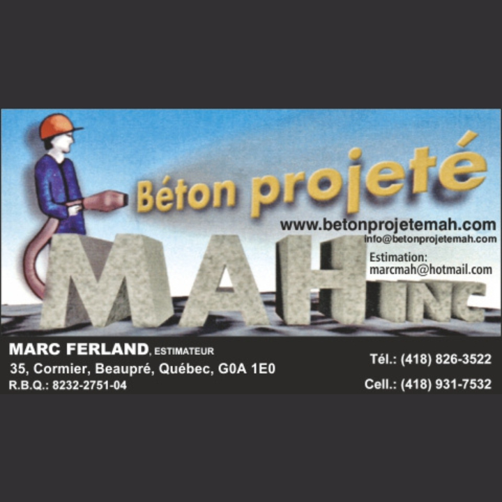 Béton Projeté M.A.H. Inc - Concrete Contractors