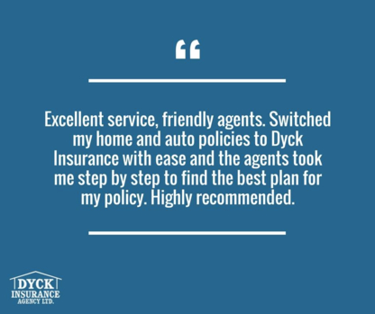 Dyck Insurance Agency (Wetaskiwin) Ltd - Assurance