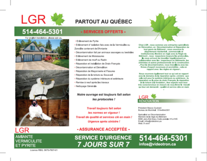 L G R - Asbestos Removal & Abatement