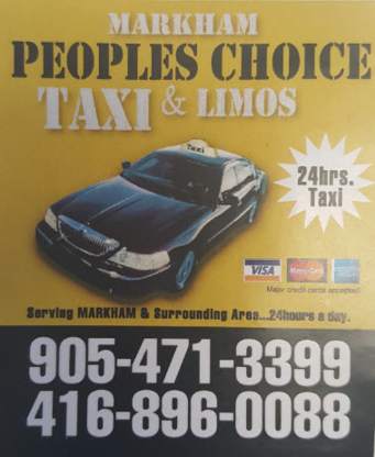 Markham Peoples Choice Taxi & Limo - Taxis