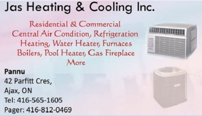 JAS Heating and Cooling - Entrepreneurs en climatisation