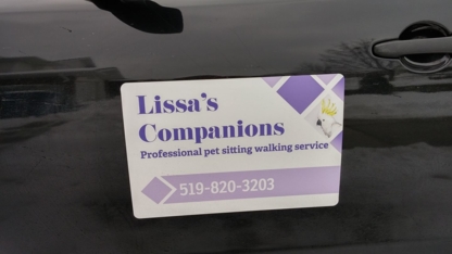 Lissa's Companions - Pet Sitting Service