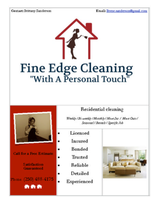 Fine Edge Cleaning Services - Home Cleaning