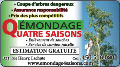 Émondage Quatre Saisons Inc. - Tree Service
