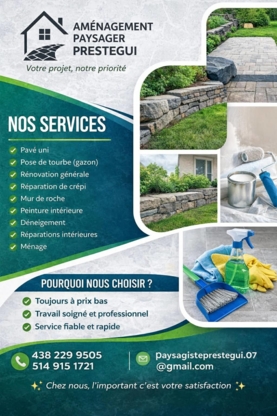 Amenagement paysager prestegui - Paysagistes et aménagement extérieur