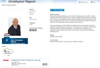 Christopher Higashi - Courtiers immobiliers et agences immobilières