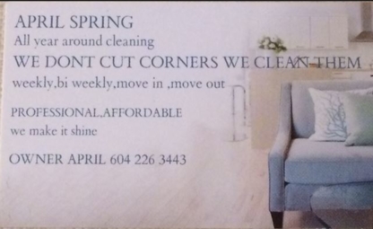 April Spring Cleaning - Dry Cleaners