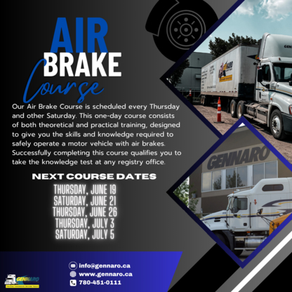 Gennaro Transport Training - Trailer Renting, Leasing & Sales