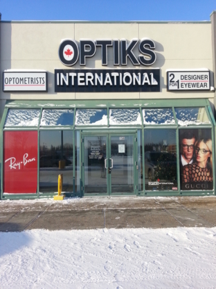 Optiks International - Edmonton - Mayfield Common - Optometrists