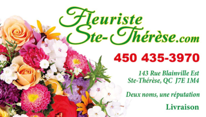 Fleuriste Ste-Thérèse Inc - Fleuristes et magasins de fleurs