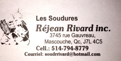 Soudures Réjean Rivard Inc - Solder