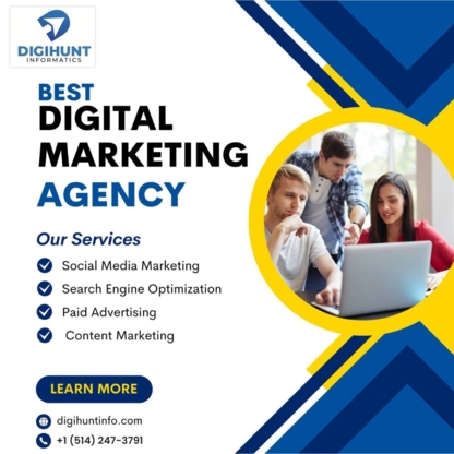 DigiHunt Infotech : Digital marketing Company In London - Agences de publicité