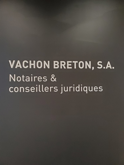 Vachon Breton, S.A. Notaires & Conseillers Juridiques - Notaires publics