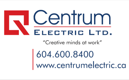 Centrum Electric Ltd - Électriciens