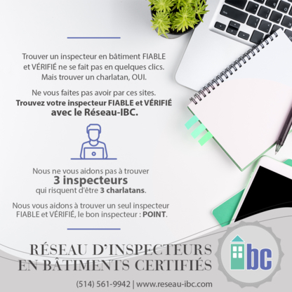 Réseau-IBC Inspecteurs en Bâtiments Certifiés - Inspection de maisons