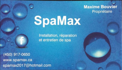 SpaMax - Réparation de Spas - Entretien et nettoyage de piscines