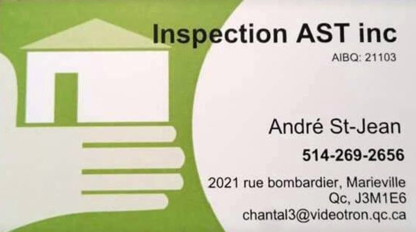 Inspection AST Inc  - Inspecteurs en bâtiment et construction