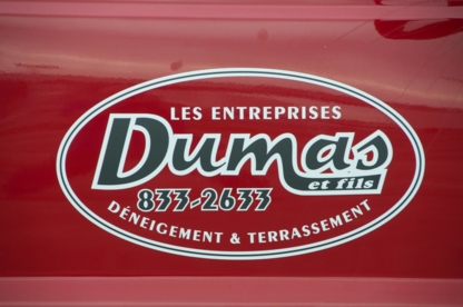 Les Entreprises Dumas Et Fils Inc - Entrepreneurs en excavation