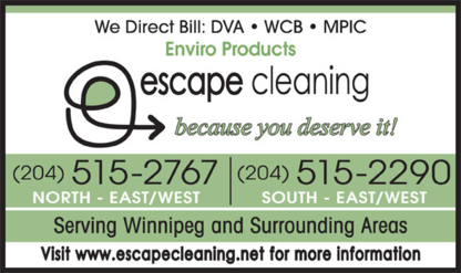 Escape Cleaning Services - Home Cleaning