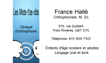 Clinique D'Orthophonie France Halle / Les Mots-t'as-dits - Speech-Language Pathologists
