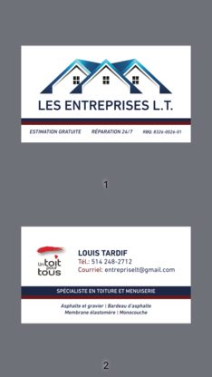 Les Entreprises L.T. - Building Contractors
