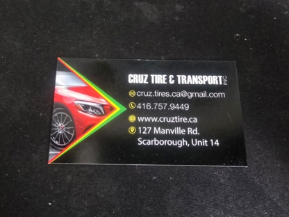 Cruz Tire and Transport incorporation - Accessoires et matériel de réparation de pneus