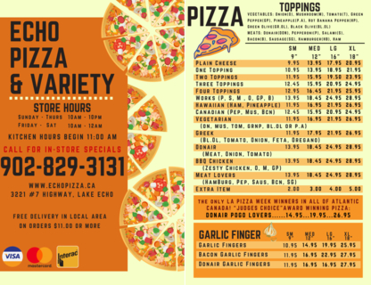 Echo Pizza & Variety - Pizza & Pizzerias