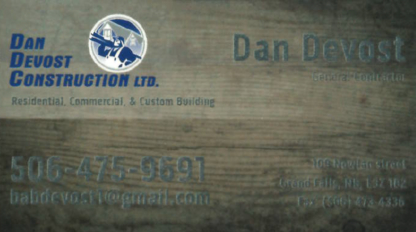 Dan Devost Construction Ltd - Entrepreneurs généraux