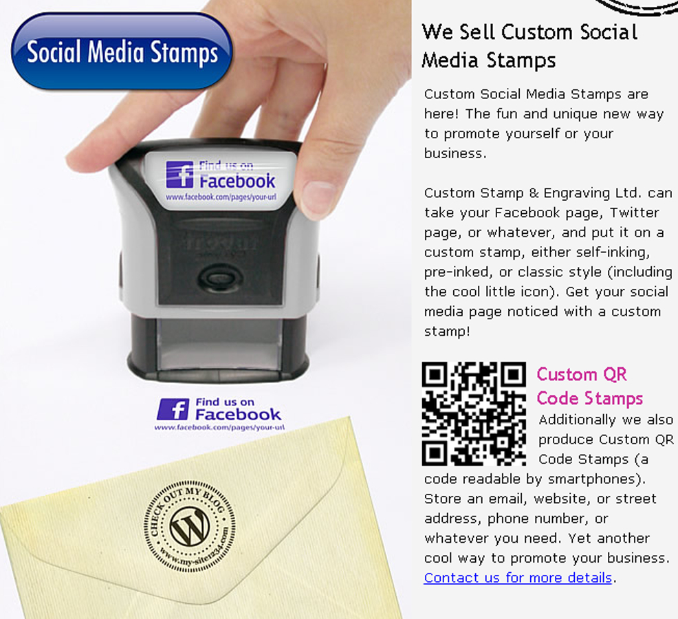 Custom Stamp & Engraving Ltd - Plastic & Rubber Stamps