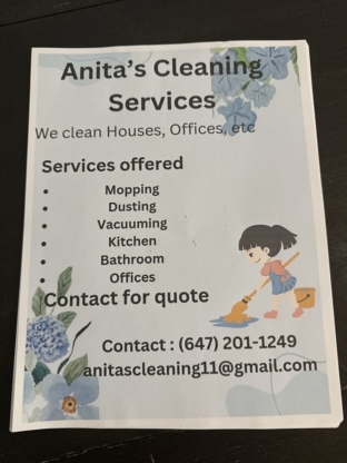 Anita's Cleaning Services - Commercial, Industrial & Residential Cleaning