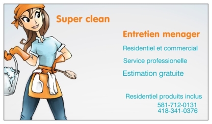 Les Entretiens Super Clean - Nettoyage résidentiel, commercial et industriel