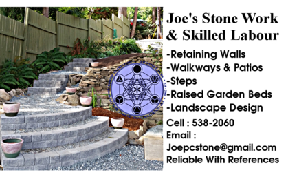 Joe's Stone Work - Masonry & Bricklaying Contractors