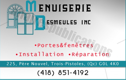 Menuiserie Desmeules Inc - Woodworkers & Woodworking