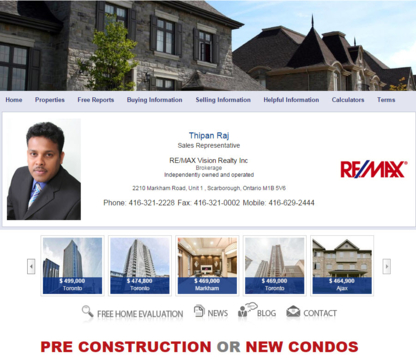 Thipan Raj - Real Estate Brokers & Sales Representatives