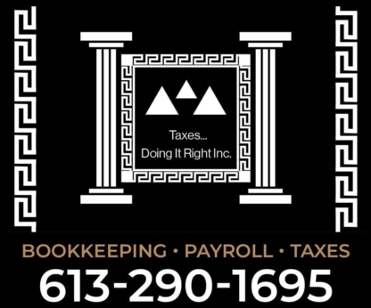 Taxes Doing It Right Inc - Conseillers fiscaux