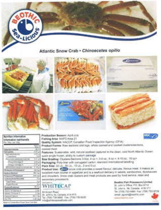 View Beothic Fish Processors Limited’s Witless Bay profile