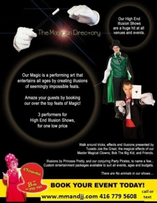Magic Man & J.J. Magic Shows Face Painting & Balloon Twisting - Spectacles familiaux