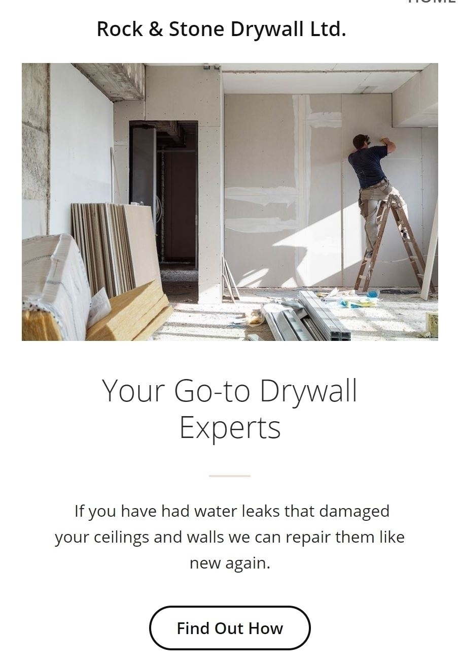 Rock & Stone Drywall - Drywall Contractors & Drywalling