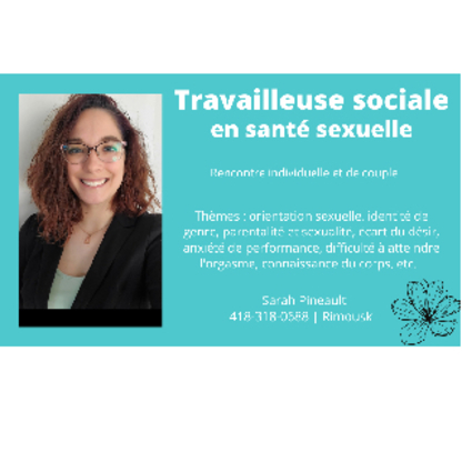 Sarah Pineault, Travailleuse Sociale - Social Workers