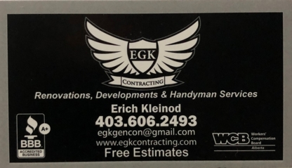 EGK General Contracting - Home Improvements & Renovations