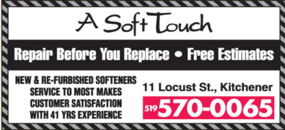 A Soft Touch - Water Softener Equipment & Service