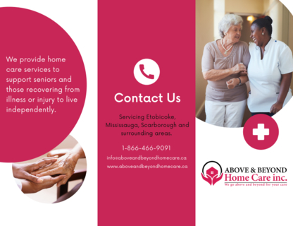 View Above and Beyond Home Care’s Vaughan profile