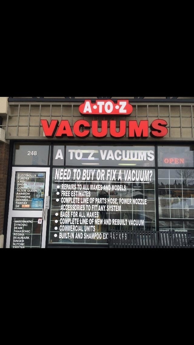 A To Z Vacuums For Less - Service et vente d'aspirateurs domestiques
