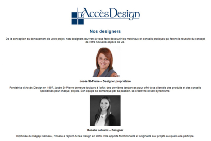 Accès Design - Designers d'intérieur