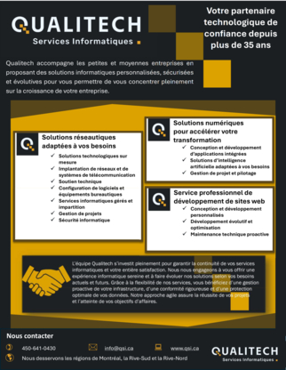 Qualitech Service Informatique Réseaux - IT Consultants