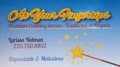 At Your Fingertips - Premium Cleaning Service - Nettoyage résidentiel, commercial et industriel