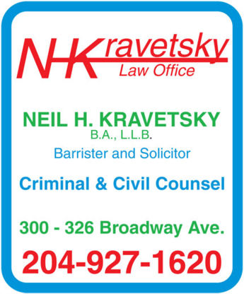Kravetsky Criminal Defence Lawyer - Avocats en droits de l'homme