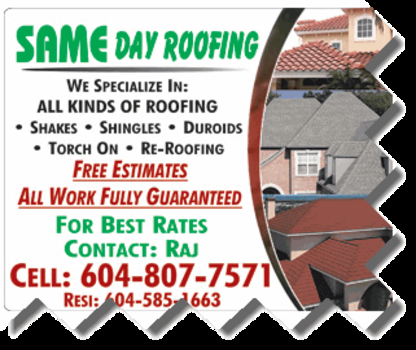 Same Day Roofing - Roofers