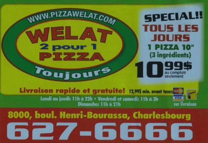 View Pizza Welat’s Québec profile